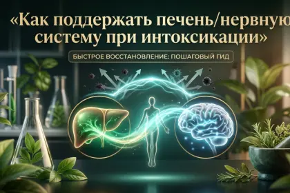 Как поддержать печень и нервную систему при интоксикации: гид по восстановлению