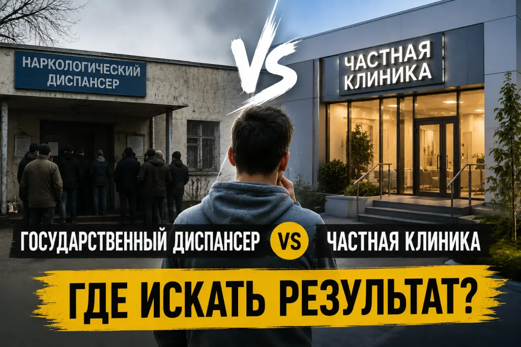 Государственный диспансер vs Частная клиника: Где искать результат?