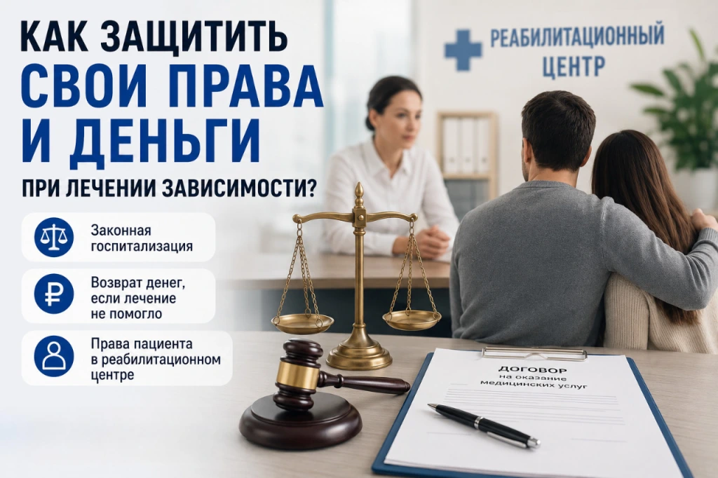 Как защитить свои права и деньги при лечении зависимости: юридический гид для родственников