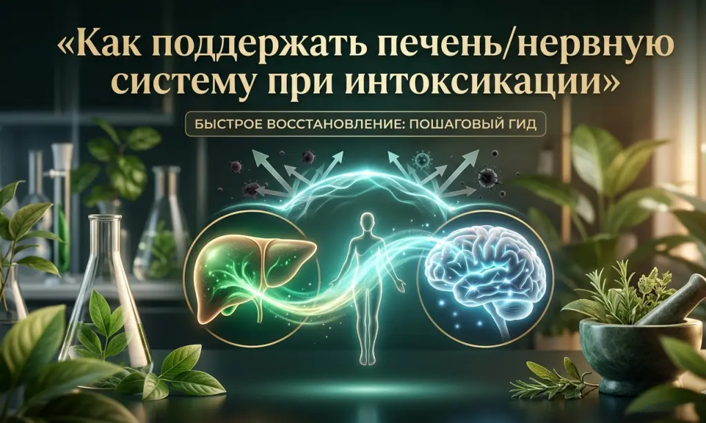 Как поддержать печень и нервную систему при интоксикации: гид по восстановлению